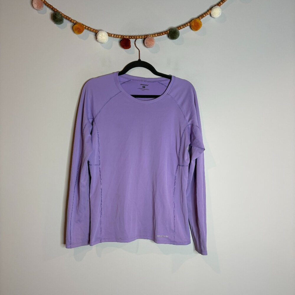 Patagonia purple base layer top
